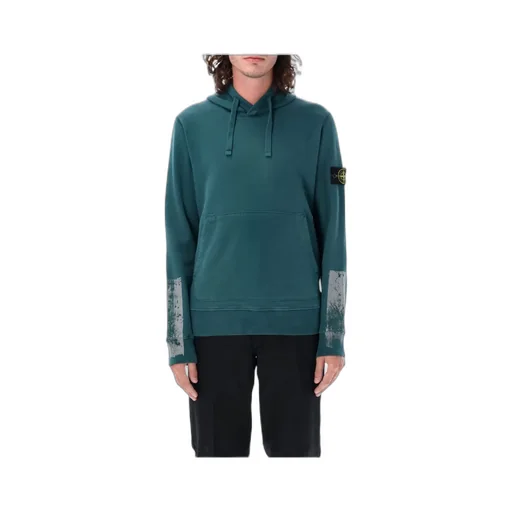 Compass-Motif Cotton Hoodie