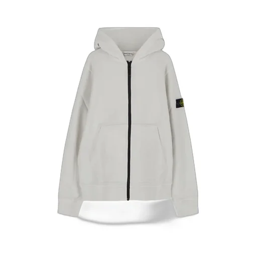 Junior Logo Patch Zipped Hoodie