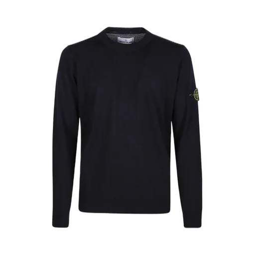 Round-Collar Long-Sleeved Sweater