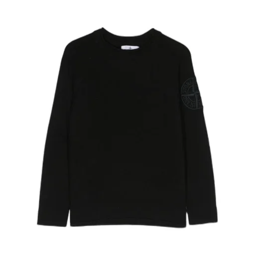 Embroidered-Logo Crew-Neck Jumper