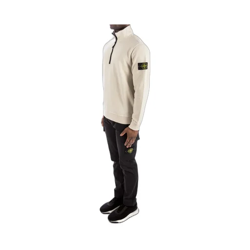Compass-Patch Straight-Leg Trousers