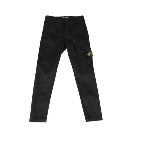 Compass-Patch Straight-Leg Cargo Trousers