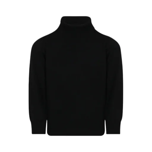 Compass-Badge Roll-Neck Jumper