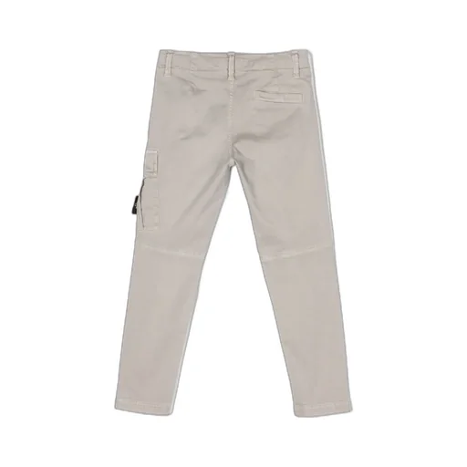 Compass-Patch Straight-Leg Cargo Trousers