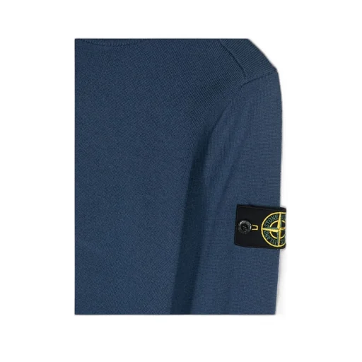 Junior Compass-Patch Crewneck Jumper