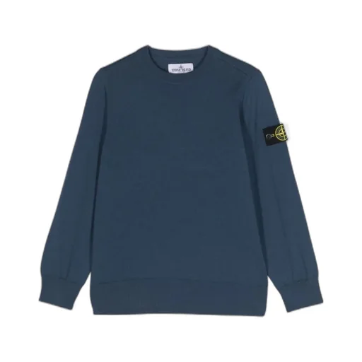 Junior Compass-Patch Crewneck Jumper