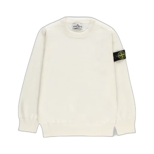 Junior Compass-Patch Crewneck Jumper