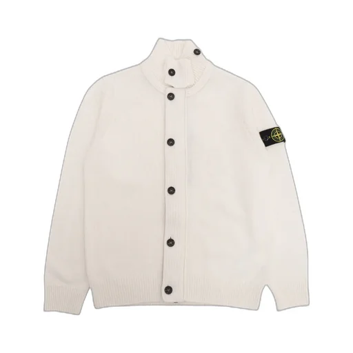 Compass-Motif Knitted Jacket