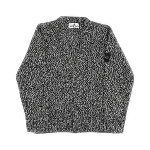 Long Sleeved V-Neck Knitted Cardigan