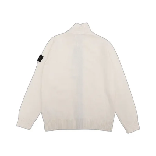 Compass-Motif Knitted Jacket