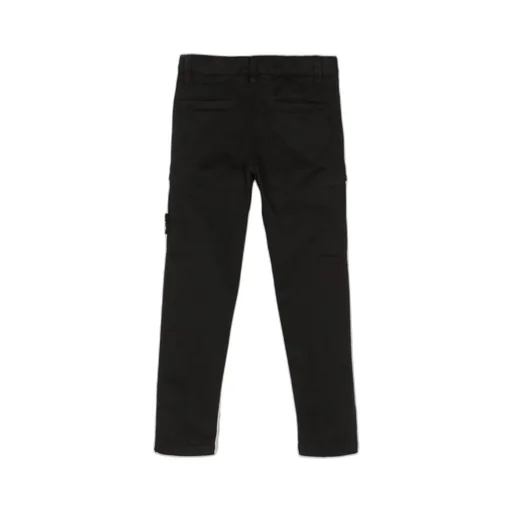 Compass-Motif Cotton Trousers