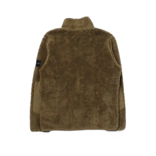 Junior Compass-Patch Sherpa Zipped Jacket