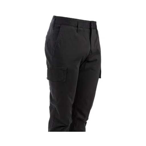 Compass-Patch Straight-Leg Trousers