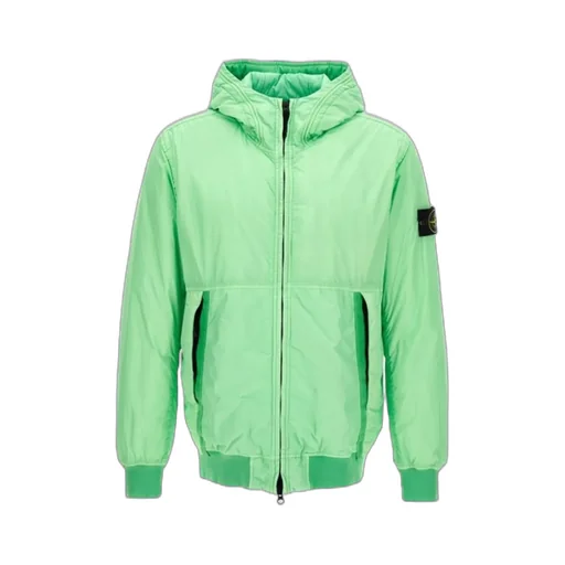Logo-Patch Hooded Jacket