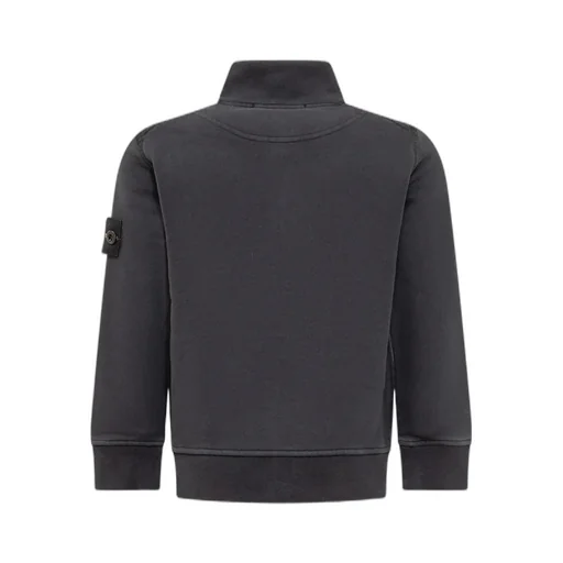 Compass-Motif High-Neck Jacket