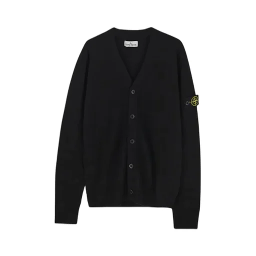 Junior Compass Patch Knitted Cardigan