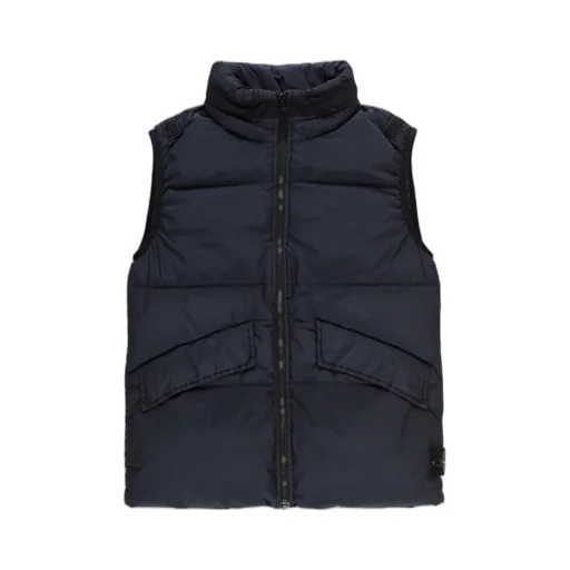 Compass-Motif Padded-Design Gilet