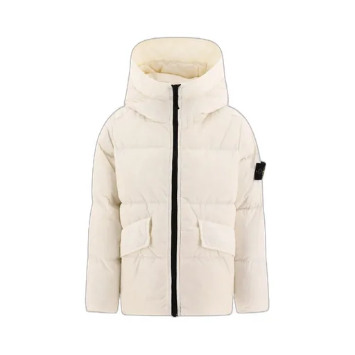 Junior Compass-Motif Hooded Jacket