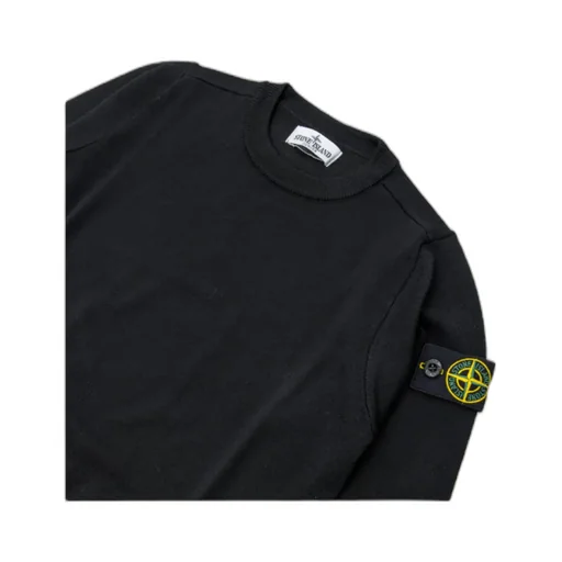Compass-Motif Crew-Neck Jumper