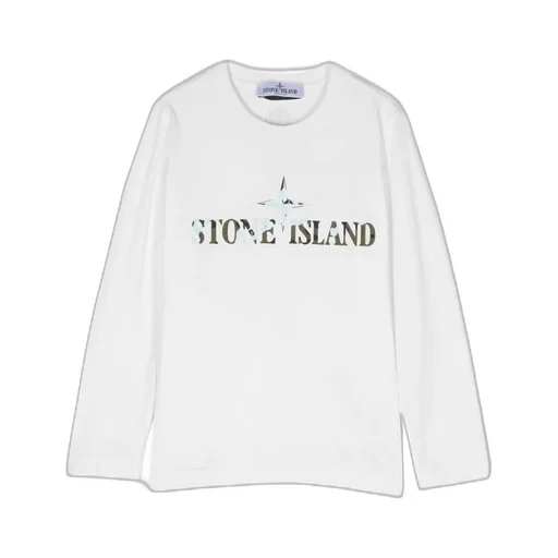 Logo-Printed Long-Sleeved Crewneck T-Shirt