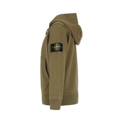 Logo Patch Zipped Hoodie