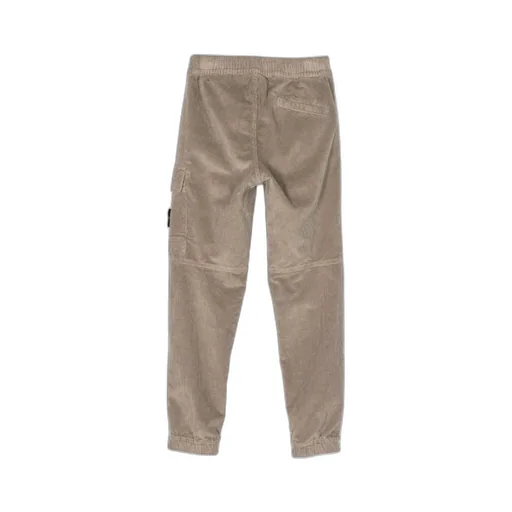 Compass-Badge Tapered Leg Trousers