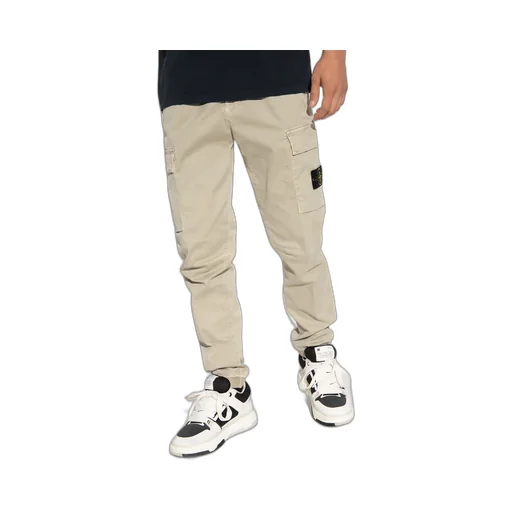 Tapered-Leg Cargo Trousers