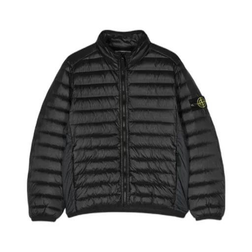 Junior Compass-Patch Zipped Padded Jacket