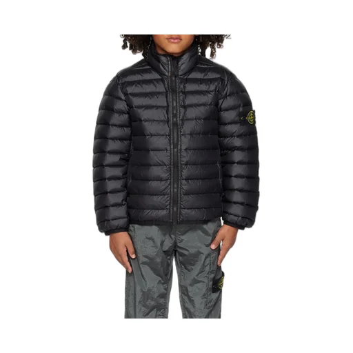 Junior Compass-Patch Zipped Padded Jacket