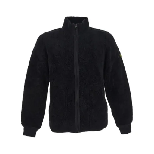 Junior Compass-Patch Sherpa Zipped Jacket
