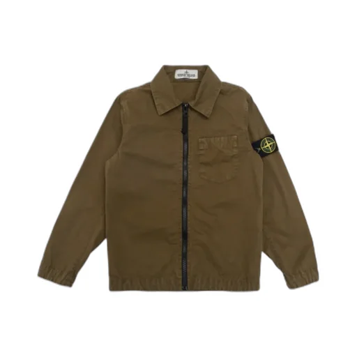 Compass-Patch Cotton Jacket