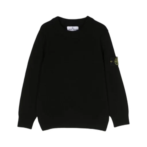 Junior Logo Patch Crewneck Jumper