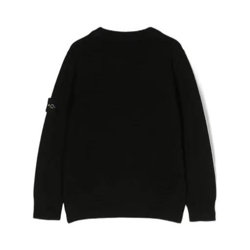 Junior Logo Patch Crewneck Jumper
