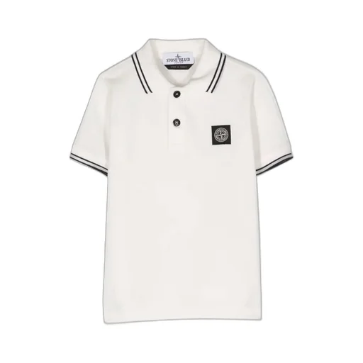 Logo Patch Cotton Polo Shirt