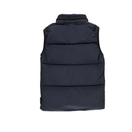 Compass-Motif Padded-Design Gilet