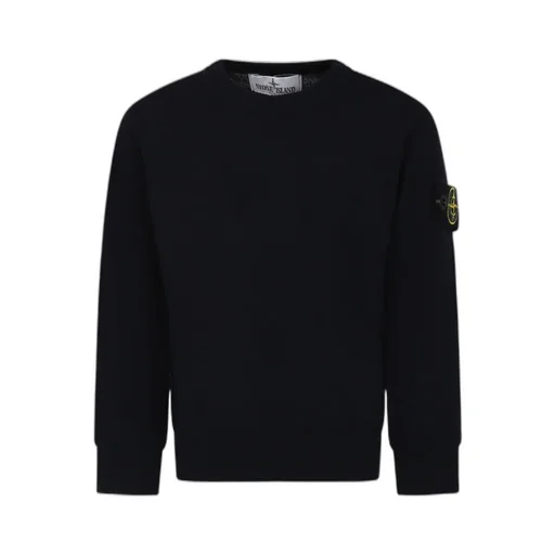 Junior Compass-Patch Crewneck Jumper