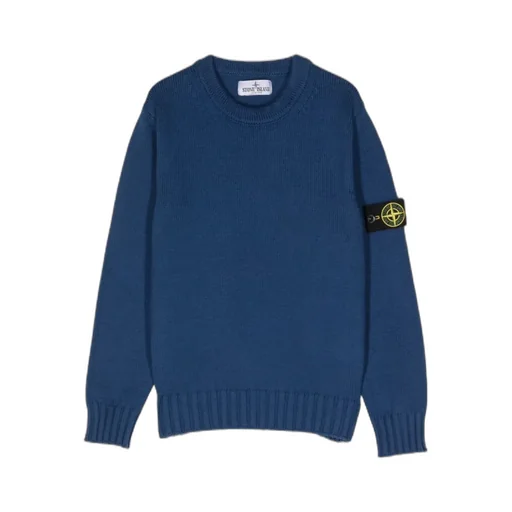 Junior Logo Patch Crewneck Jumper