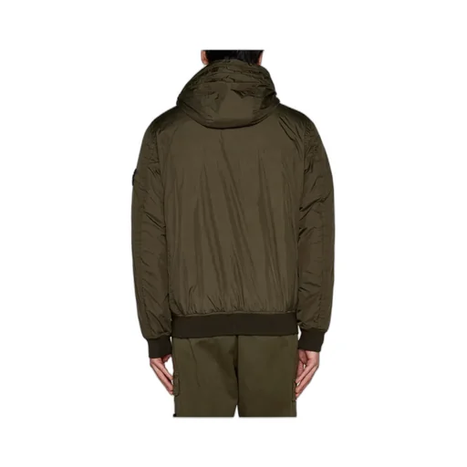 Logo Patch Hooded Track Jacket