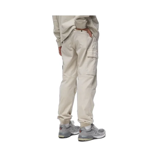 Logo Patch Tapered Cargo Trousers