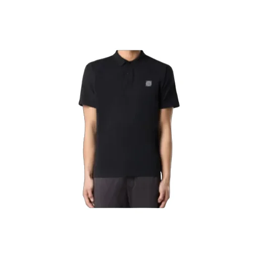 Logo Patch Short Sleeved Polo Shirt