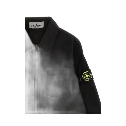 Compass-Motif Cotton Shirt