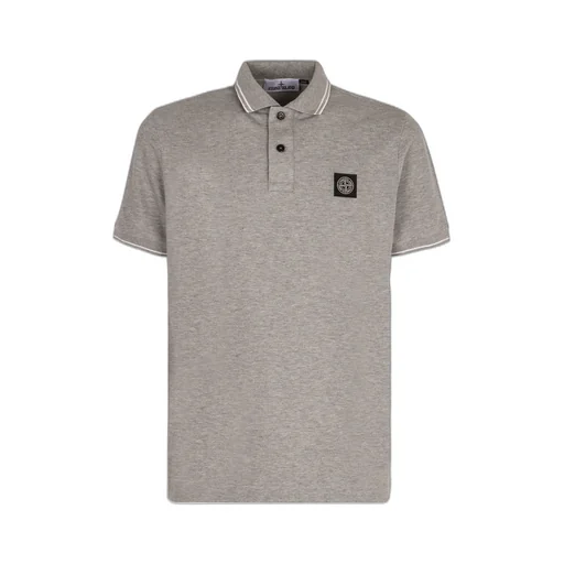 Logo Patch Short-Sleeved Polo Shirt
