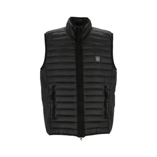 Compass-Patch Quilted Gilet