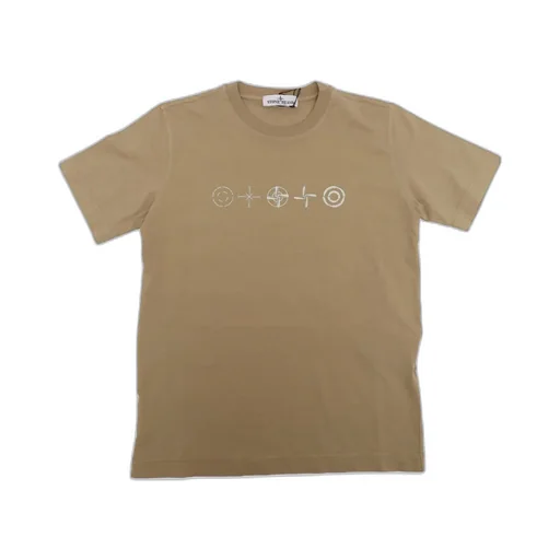 Junior Compass Printed Crewneck T-Shirt