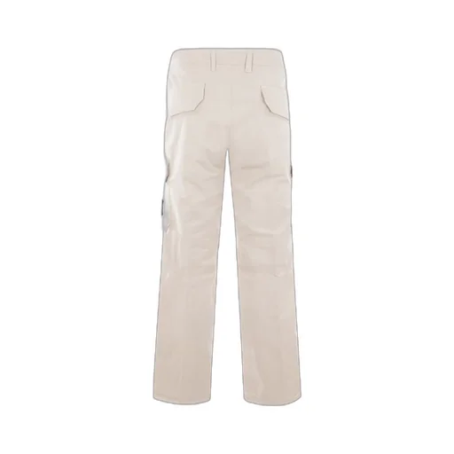 Compass-Patch Straight-Leg Cargo Trousers