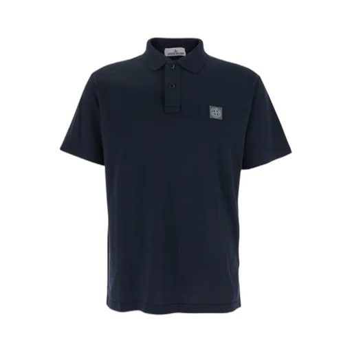 Logo Patch Short Sleeved Polo Shirt