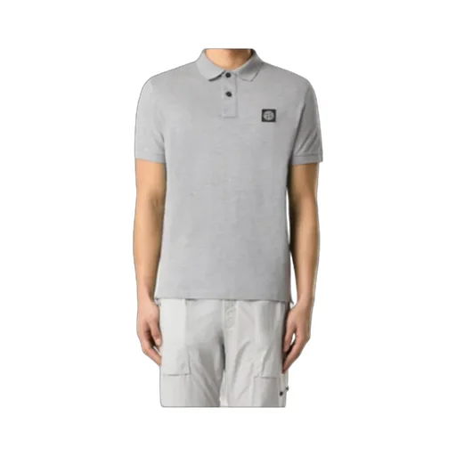 Logo Patch Short-Sleeved Polo Shirt