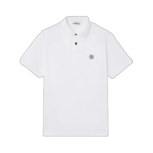 Logo Patch Short Sleeved Polo Shirt