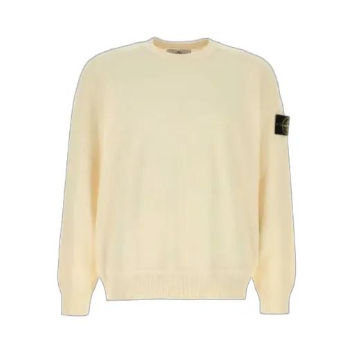 Compass-Motif Crewneck Jumper