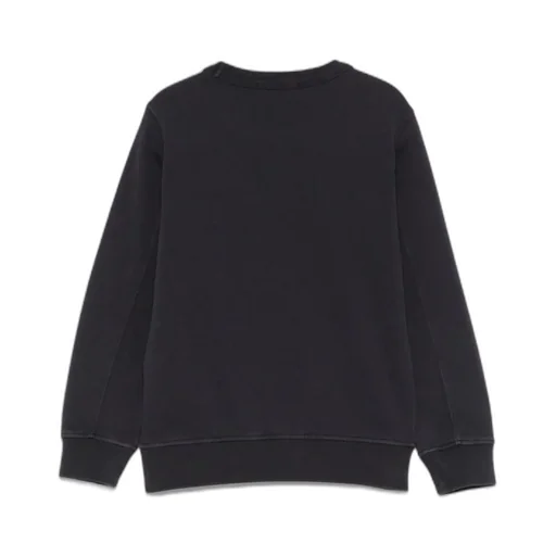 Junior Compass-Embroidered Crewneck Sweatshirt